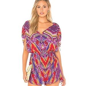 Free People Dream All Night Romper in Lilac Medium
